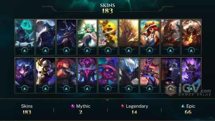 LAN EMAIL CHANGEABLE 467 LVL ALL CHAMPIONS 183 SKINS 62 LITTLE LEGENDS PRESTIGE DARK STAR MALPHITE LAST PLAY 2023