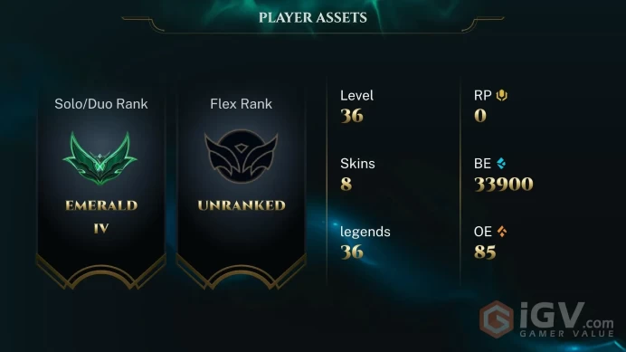 [EUW] EMRALD 4  62 WR +30 LP GAIN 35K BE HONOR 5 