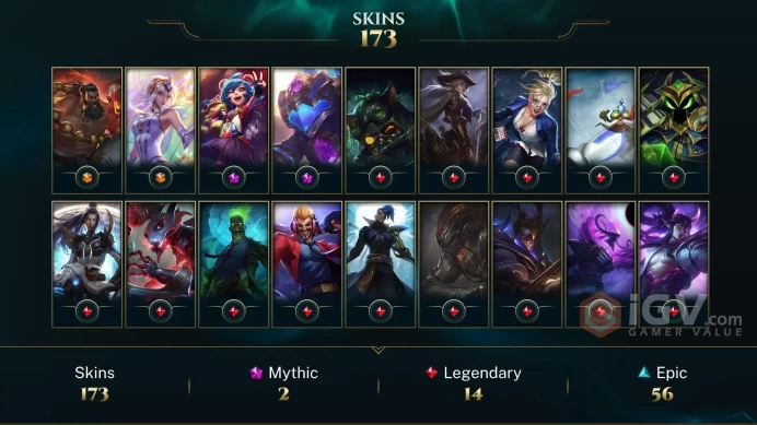 EUW EMAIL CHANGEABLE 119 CHAMPIONS 173 SKINS Elementalist Lux Spirit Guard Udyr Hextech Rammus