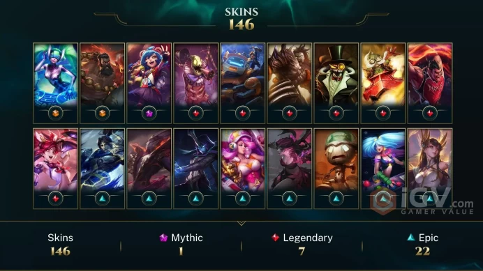 LAS EMAIL CHANGEABLE 118 CHAMPIONS 146 SKINS DJ SONA SPG UDYR CS RIVEN ICON WREATH ICON AND S2 SILVER LAST PLAY 2020