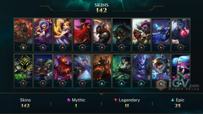 LAS EMAIL CHANGEABLE 110 CHAMPIONS 142 SKINS  Spirit Guard Udyr Annie-Versary LAST PLAY 2023