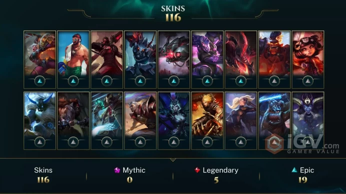LAS EMAIL CHANGEABLE 102 CHAMPIONS 116 SKINS SPG UDYR Alien Heimerdinger Zombie Brand Lunar Revel Scroll Wreath  Holiday Nashor LAST PLAY 2024