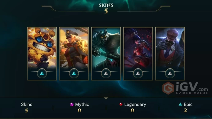 EUW -(S16) GOLD 2(80LP) - HIGH LP GAIN - 27 Champ - 5 Good Skins - 17.5K BE - HONOR 4 - HANDMADE - FULL ACCES - LIFETIME WARRANTY - CHEAP