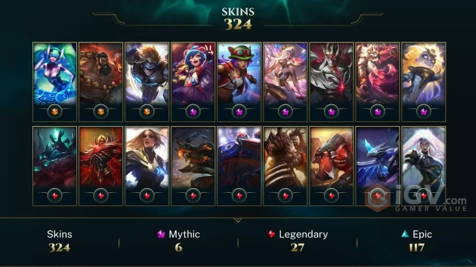 EUNE 311 Skins 172 Champs | Old God Ivern | Battle Academia Garen | Blood Moon Pyke | Mythmaker Garen | Sentinel Pyke | LOL0007