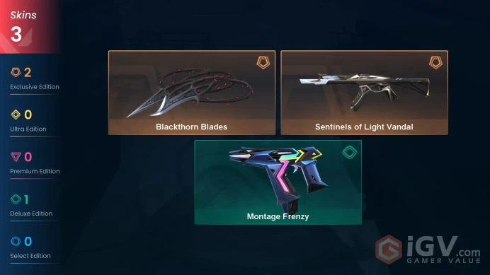 AP 1 skins | Sentinels of Light Vandal | V0411