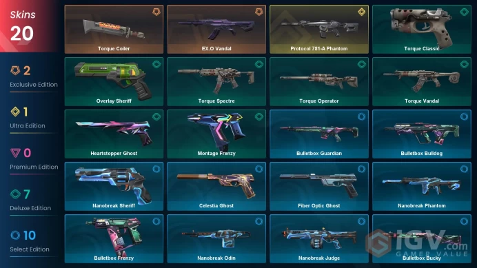 AP | VP 150 | LVL 158 | Protocol 781-A Phantom | EX.O Vandal | Torque Coiler | Torque Operator | Heartstopper Ghost | Torque Vandal | Ov | V0527