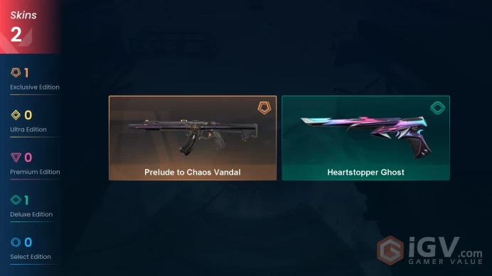 EU | VP 350 | LVL 50 | Prelude to Chaos Vandal | Heartstopper Ghost | V0540