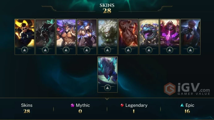 [EUW] S2026 - Platinum 4 -94LP- 16W-17L - +27/-13 LP Gain - Honor 5 - 16K Be - 71Champ - 31Skin - Instant Delivery