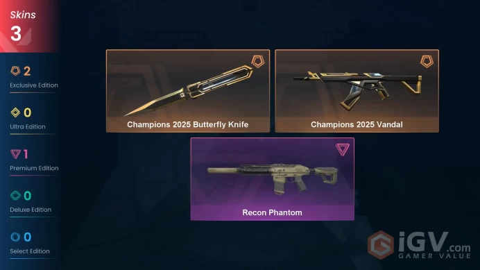 EU || Champion 2025 Bundle || Recon Phantom || Diamond 2 last ranked || lvl 27 || 11 Agents || Full Access Instant Delivery #jhb68S