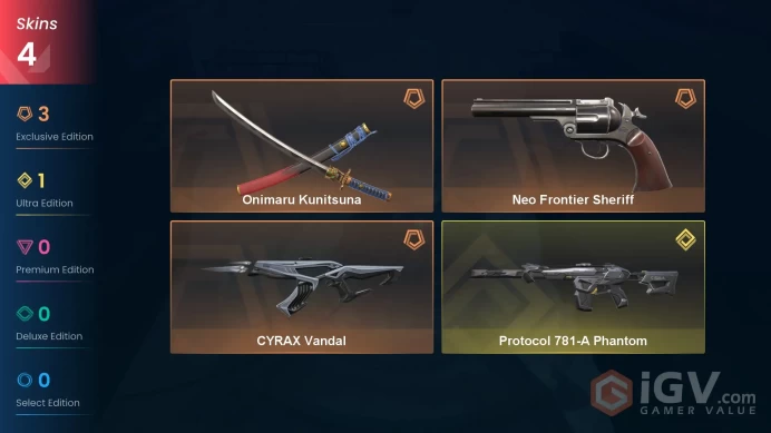 Na-Usa-Can | Onimaru Kunitsuna | Cyrax Vandal | Protocol 781-A Phantom | Neo Frontier Sheriff | 4 Skins | Level 20 | Full Access