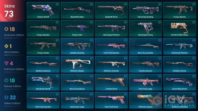 EU | VCT 2025 Karambit, Onimaru Kunitsuna, RGX Pro Firefly, Evori Dreamwings Vandal, Kuronami Vandal, Prelude to Chaos Vandal, Sentinels Vandal