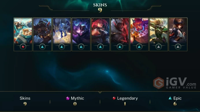 EUW -(S16) BRONZE 4(60LP) - 47 Champ - 9 Good Skins(1 Legendary, 6 Epic) - 31K BE - S10 ACC - HANDMADE - FULL ACCES - LIFETIME WARRANTY - CHEAP
