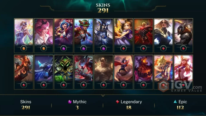 EUW ≪ S12 Master ∎ S13 Master ∎ S14 Master ∎ 170 Champions ∎ 289 Skins ≫  Instant Delivery
