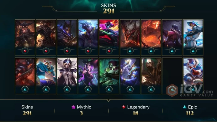 EUW ≪ S12 Master ∎ S13 Master ∎ S14 Master ∎ 170 Champions ∎ 289 Skins ≫  Instant Delivery