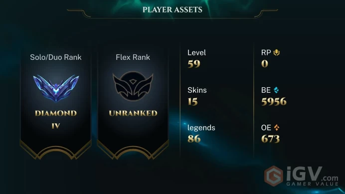 [S16 - SP1] EUW / DIAMOND IV 68WR/ KBE / CHAMPİONS / SKİN / HANDMADE / CHANGEABLE MAİL