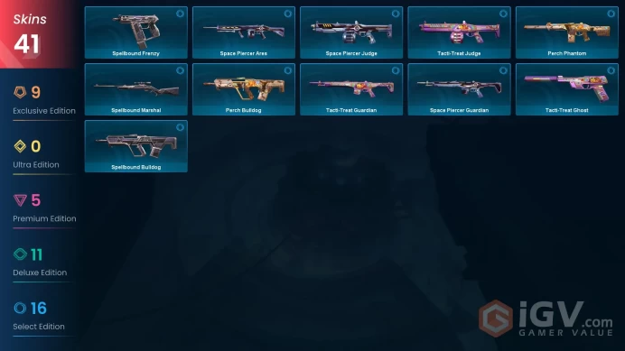 Na-Usa-Can | Xenohunter Knife | Kuronami Vandal | Recon Phantom | Valiant Hero Operator | XEROFANG Ghost | 41 Skins | Level 147 | Full Access