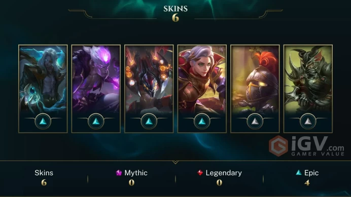  EUNE  6 SKINS  GOLD 3  36 CHAMPIONS  46 LEVEL  INSTANT DELIVERY  FULL ACCESS  FAr08 