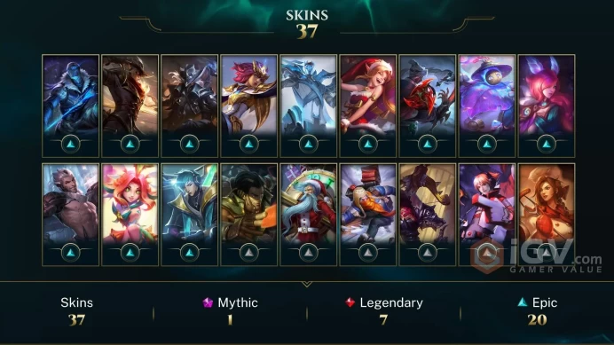 [EUW] - DIAMOND II / 37 Skins / Changeable Mail | Instant Delivery | Lifetime Warranty | 100% Handmade & Secure | 24/7 Support