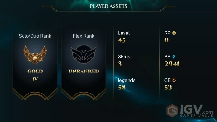 [EUW] - Gold IV / Fresh / Changeable Mail | Instant Delivery | Lifetime Warranty | 100% Handmade & Secure | 24/7 Support