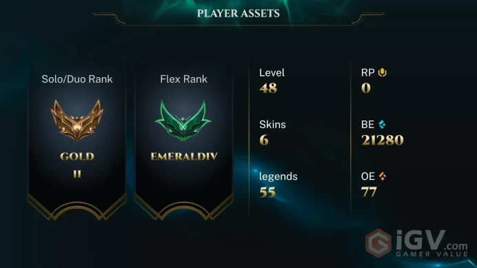[EUW] - Gold II / Fresh / Changeable Mail | Instant Delivery | Lifetime Warranty | 100% Handmade & Secure | 24/7 Support
