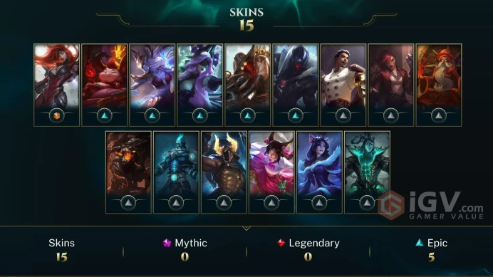 LAN 16 SKINS 57 CHAMPIONS 83 LEVEL INSTANT DELIVERY FULL ACCESS FAr48