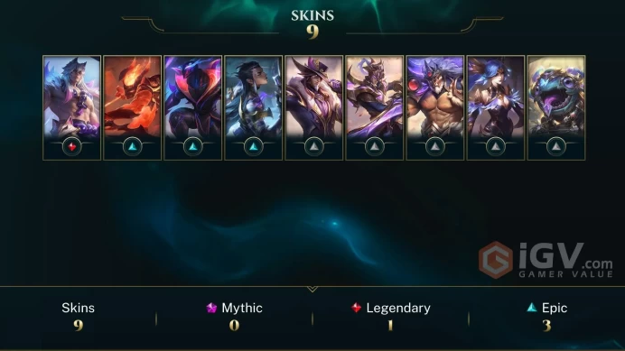 [EUW] - Platinum IV / 9 Skins / Changeable Mail | Instant Delivery | Lifetime Warranty | 100% Handmade & Secure | 24/7 Support