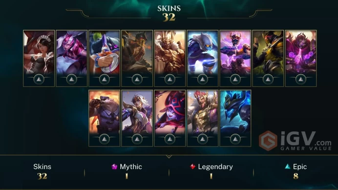 [EUW] - Gold IV / 33 Skins / Changeable Mail | Instant Delivery | Lifetime Warranty | 100% Handmade & Secure | 24/7 Support