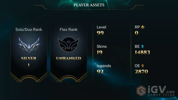 [EUW] - Silver I / 19 Skins / Changeable Mail | Instant Delivery | Lifetime Warranty | 100% Handmade & Secure | 24/7 Support