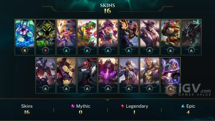 [EUW] - Silver IV / 18 Skins / Changeable Mail | Instant Delivery | Lifetime Warranty | 100% Handmade & Secure | 24/7 Support
