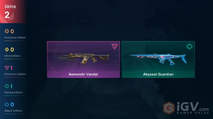 EU | 2 skins | Aemondir Vandal | Abyssal Guardian | V9003