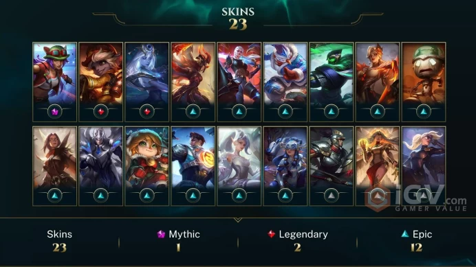 LAN 28 SKINS PLATINUM 4 50 CHAMPIONS 61 LEVEL INSTANT DELIVERY FULL ACCESS F9qrx