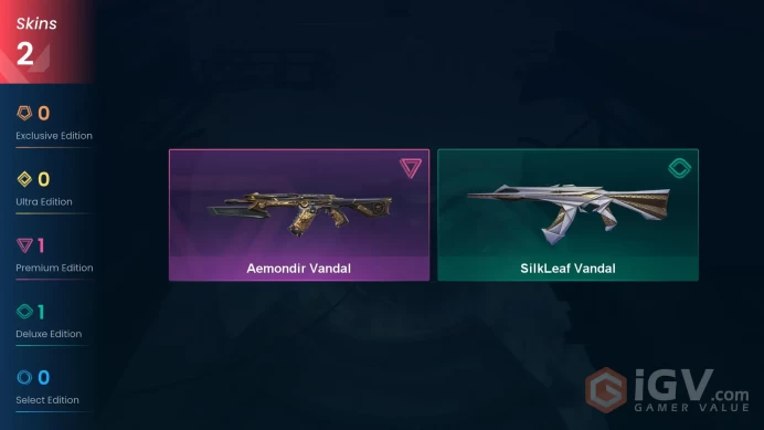 EU | 2 skins | Aemondir Vandal | SilkLeaf Vandal | K4023