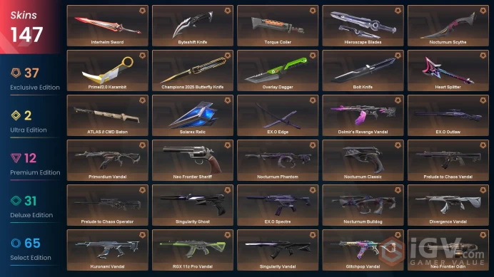 LOL + VALO %50 Cheap VP - 16 Paid Vandal - Champions 2025 Set - Nocturnum Set - EX.O Set - Bolt Set - PhaseGuard Vandal - Singularity Vandal - 