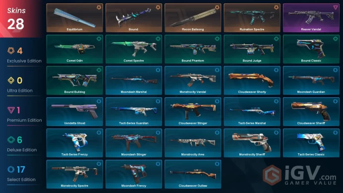 Eu West | Bronze  | Recon ButterFly, Reaver Vandal, Ruin Spectre |  Changeable Mail | Instant Delivery | Lifetime Warranty | 100% Secure | 24/7