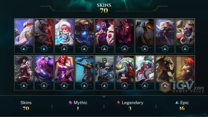 【TR 】Level 202   151  Champ/ 70 Skins   Full Access  High Quality Account  Instant Delivery️