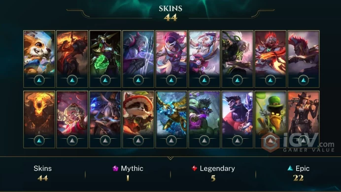 【TR 】Level 108    101 Champ/  Skins   Full Access  High Quality Account  Instant Delivery️