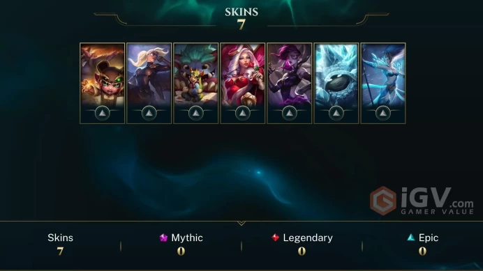 EUW SILVER 2 - +30LP GAIN - 7 SKIN - HANDMADE 2015 ACCOUNT