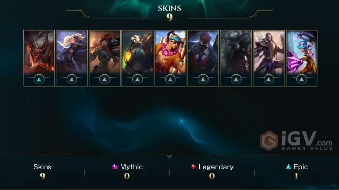 【TR 】Level 62    42 Champ/ 9  Skins   Full Access  High Quality Account  Instant Delivery️
