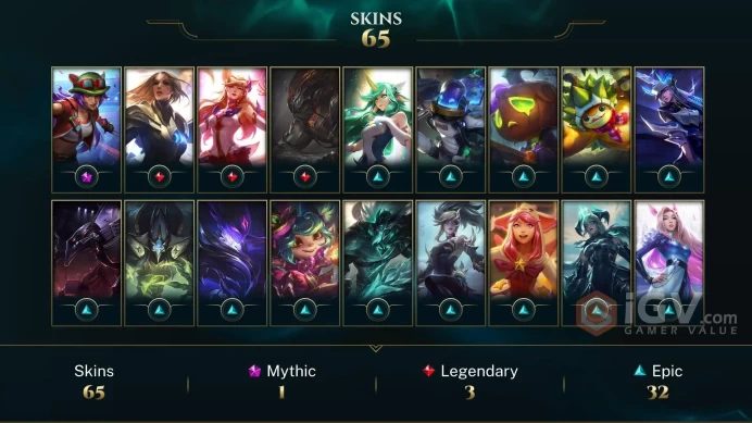 【TR 】Level 202 121 Champ/ 66 Skins Full Access High Quality Account Instant Delivery️