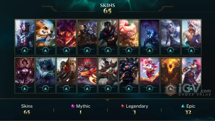 【TR 】Level 202 121 Champ/ 66 Skins Full Access High Quality Account Instant Delivery️
