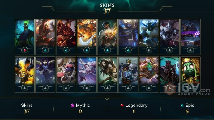 EUW League Account: +35  Skins | Full Access | Instant Delivery!
