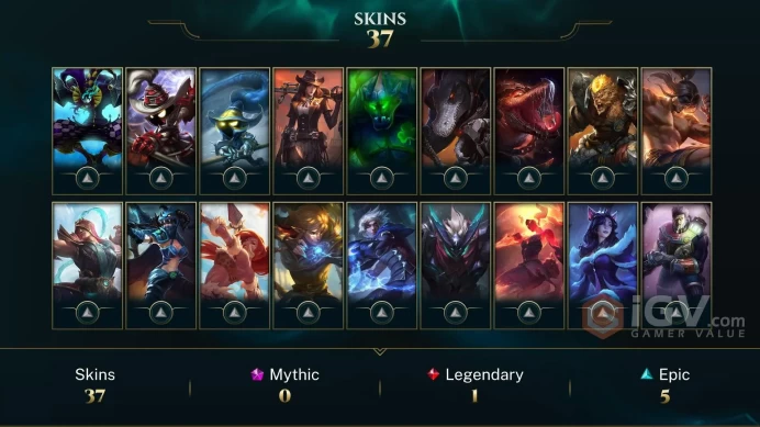 EUW League Account: +35  Skins | Full Access | Instant Delivery!