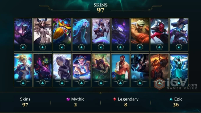 【TR 】Level 242    150 Champ/ 98 Skins   Full Access  High Quality Account  Instant Delivery️