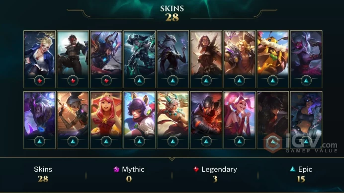  LAN  32 SKINS  SILVER 3  98 CHAMPIONS  80 LEVEL  INSTANT DELIVERY  FULL ACCESS  FDda3 