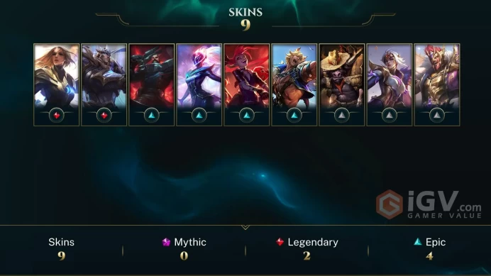  EUW  15 SKINS  GOLD 3  102 CHAMPIONS  48 LEVEL  INSTANT DELIVERY  FULL ACCESS  FDi69 