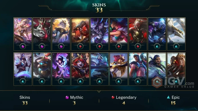 EUW - MASTER(152LP) - (600LP PEAK) - CHALL ICONS, EMOTES - 106 Champ - 35 Good Skins(3 Ultimate) - 28.2K BE - HANDMADE - FULL ACCES - CHEAP