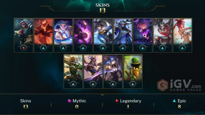  EUNE  12 SKINS  PLATINUM 3  73 CHAMPIONS  62 LEVEL  INSTANT DELIVERY  FULL ACCESS  F7VbG 