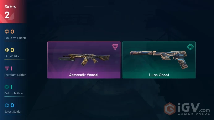 EU | 2 skins | Aemondir Vandal | Luna Ghost | Z5667