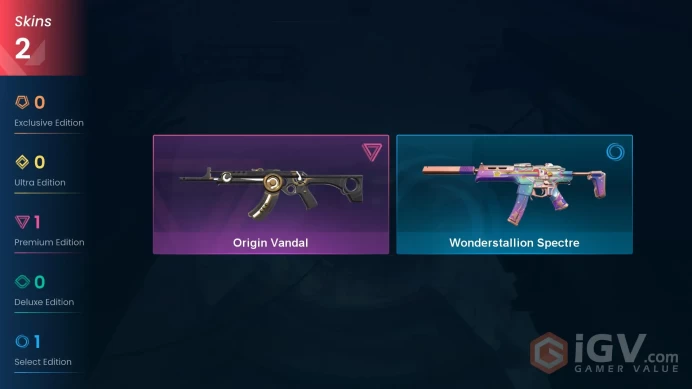 EU Full Access | 2 Skins Origin Vandal + Wonderstallion Spectre