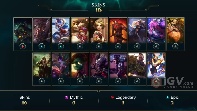 【TR 】Level 40 50 Champ/ 16 Skins Full Access High Quality Account Instant Delivery️